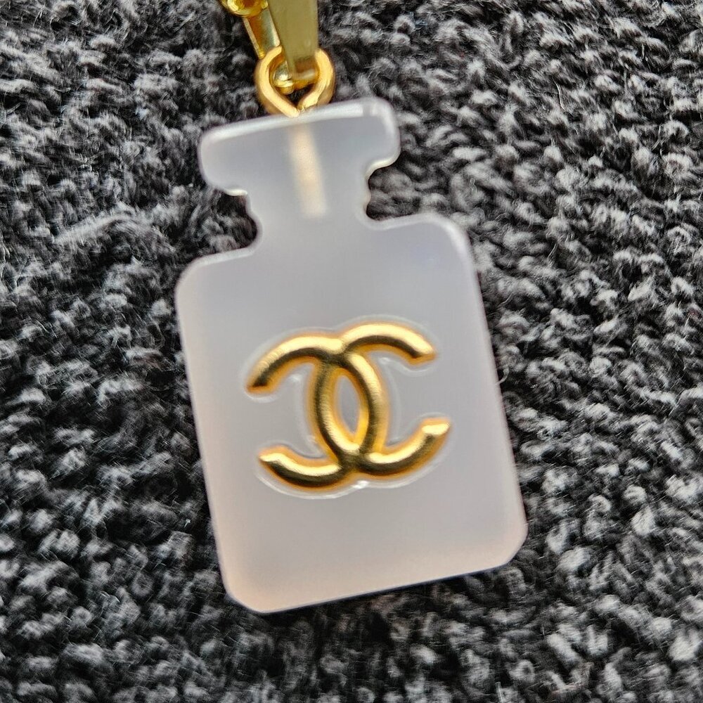 Opaque Acrylic Perfume Bottle Charm